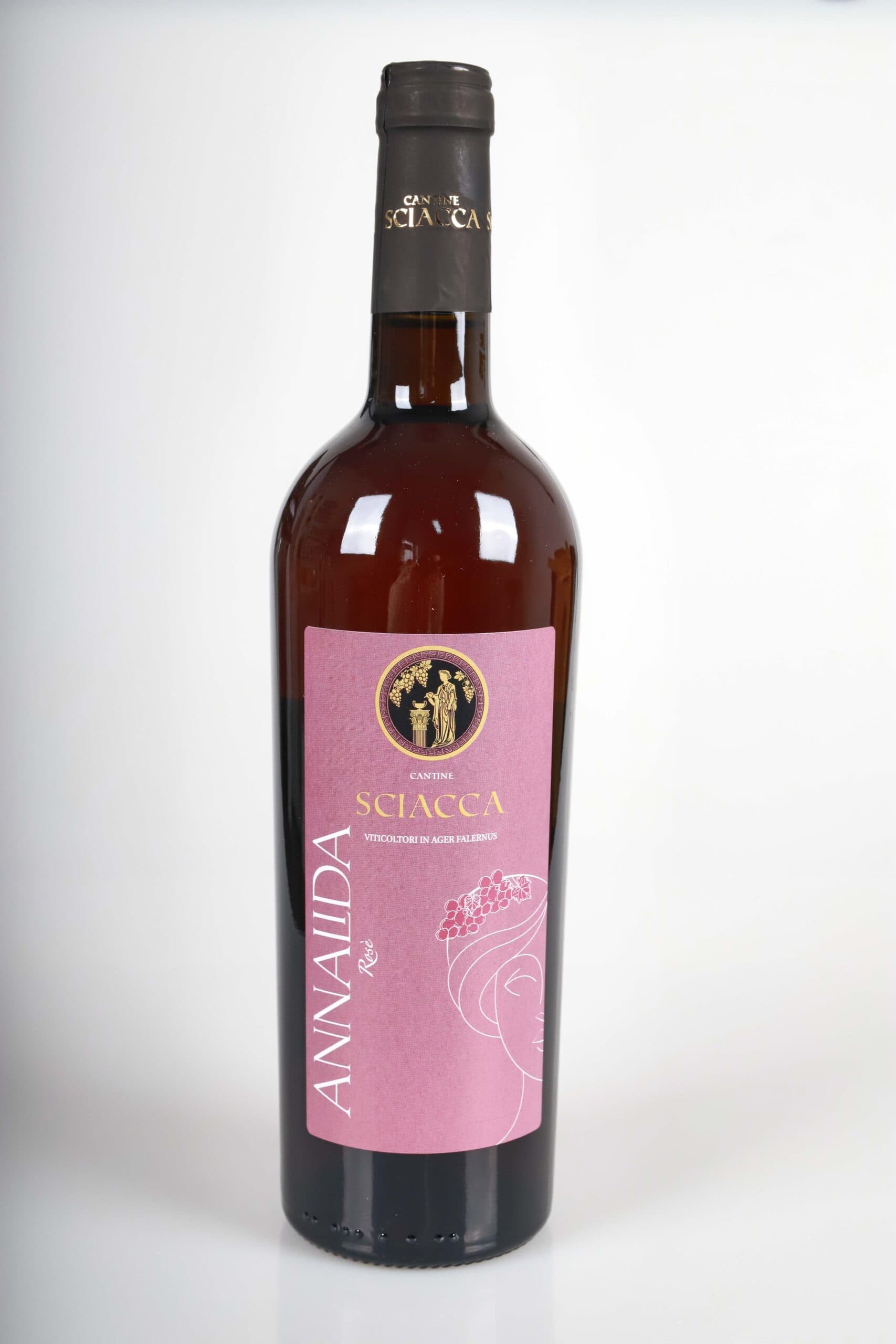 Annalida bottle, front label